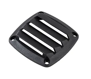

Air intake grille 86x86x15mm, black 15201b