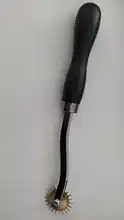 Herramienta de cuero de acero inoxidable de 4mm, rueda de papel de cuero, sobre puntada, ruleta espaciadora, herramientas de costura para manualidades de cuero, Overstitch