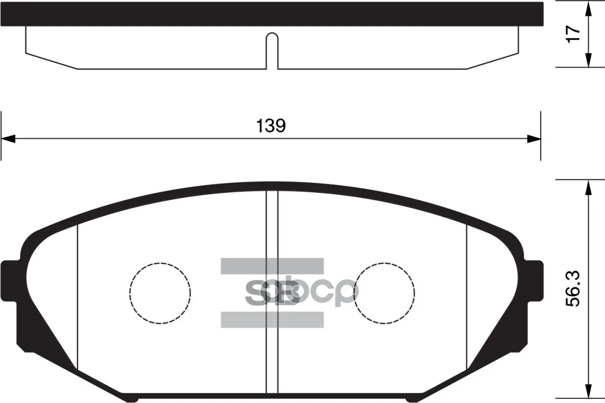 Sp1271_колодки Дисковые Передние! Acura Mdx 01, Honda Odyssey 95/Pilot 03 Sangsin Brake Sp1271 Sangsin brake арт. SP1271
