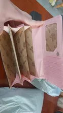 Cartera geométrica para mujer, cartera larga a juego de Color de corona, cartera para teléfono móvil, versión coreana, 2020