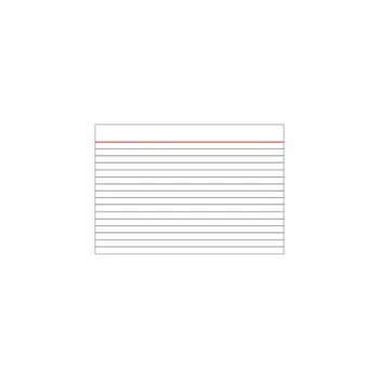 

Brunnen cards, for files, A8, 190 gr/m2, 100 pieces, line of white