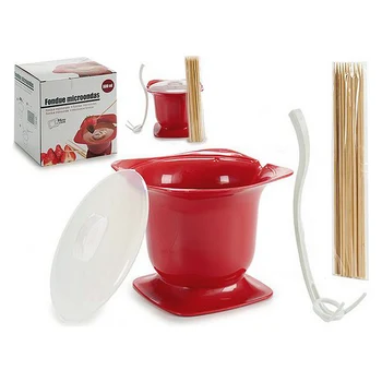 

Fondue Red Plastic (15,3 x 13 x 15,3 cm) Microwave