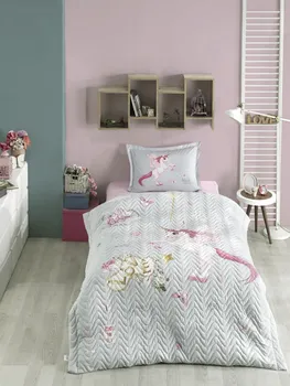 

Single Quilted Duvet Cover Set Made of 100% Cotton Yarn