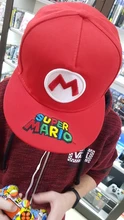 Gorra de baseball con bordado de Mario para niñas, informal, cosplay, hip hop, para viajar al aire libre