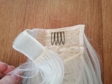 Extensión de cabello de cola de caballo, peluca recta rizada, sintético largo envolvente, cola de poni falsa, rubia, Afro