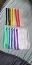 Aasjbofa Binder bolsillos A5/A6 Binder de hoja suelta bolso carpetas con cremallera para 6-anillo Notebook bolsa carpeta documento presentación bolsas