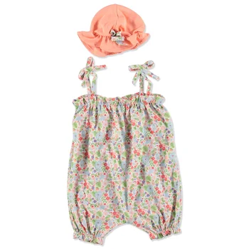 

ebebek Newborn Fashion Club Tropical Summer Baby Girl Romper Hat