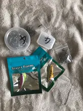 50 unids/lote de gancho de acero inoxidable rápido Clip cerradura Snap giratorio de pesca de anillos de seguridad fotos conector de gancho pesca Pesca