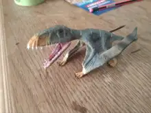 Oenux-figuras de dinosaurios de Jurassic, modelo de Tiranosaurio Carnotaurus, regalo para niños