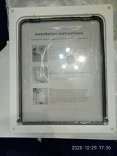 Puerta de seguridad para perros y gatos, cierre de entrada de pared magnético, cierre automático, suministros para mascotas, puerta con solapa