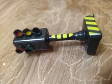 Miniseñal de tráfico para niños, bloque de luz de carretera con sonido LED, educativo