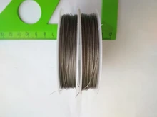 Alambre de acero inoxidable para hacer pulseras y collares, cable de acero inoxidable hecho a mano para hacer pulseras y collares, 0,3/0,38/0,45/0,5/0,6/0,7mm