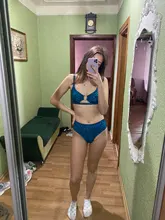 Conjunto de Bikini con estampado de leopardo para mujer, bañador Sexy de cintura alta con estampado de serpiente, traje de baño dividido con Tanga de banda de realce, ropa de baño brasileña 2021