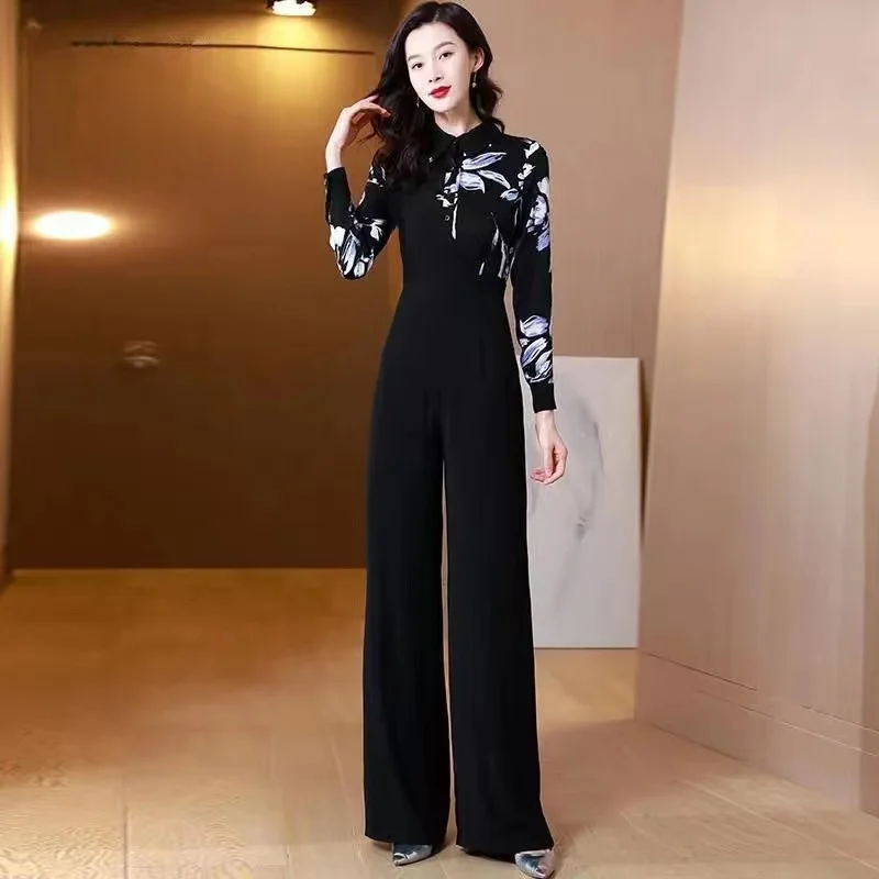 spring-2022-new-one-piece-pants-women's-splicing-fake-two-fashionable-professional-one-piece-printed-suit