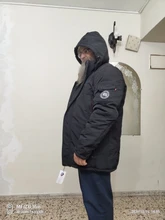 Los hombres de invierno de 2020 nuevo Casual largo grueso con capucha de lana con capucha Parkas a prueba de agua chaqueta de abrigo de los hombres prendas de vestir de moda bolsillos Parka chaqueta 46-58