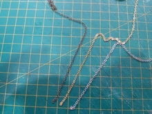 5 metros 1,5, 2,0, 2,5mm Oval cadenas para fabricación de joyería DIY suministros de pulsera de collar de cadena de resultados