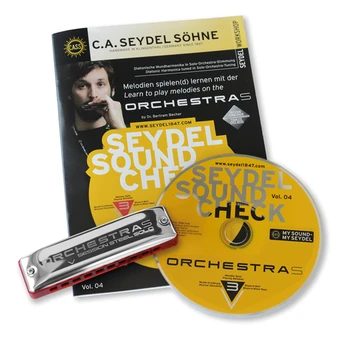 

40005 soundcheck Vol.4 orchestra S Beginner Pack harmonica + booklet and CD, Seydel Sohne