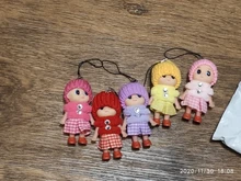 Mini muñecas interactivas de juguete para niños y niñas, muñeco Reborn de juguete, colgante pequeño con llave, 5 uds.