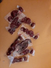 Pinshair rojo onda del cuerpo mechones con cierre rojo 99J Borgoña mechones peruano del pelo humano 3 mechones con cierre cabello Remy 10-26