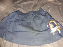 Poco Maven bebé verano. Ropa bebé niña ropa Color tejano de algodón unicornio Mini Color tejano Lolita la escuela faldas lindas para niños de 2-7 años