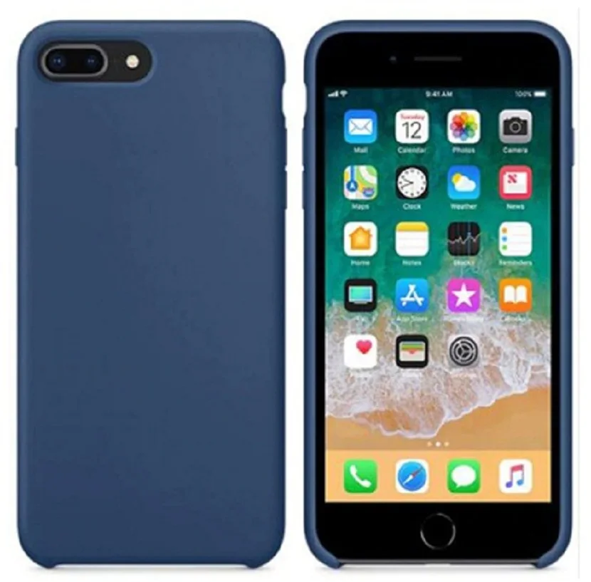 Silicon case for 7,7 +,8,8 + X, XS, XR, xsmax.