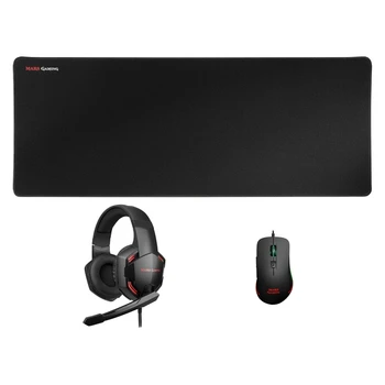 

Gaming Headset with Microphone Mars Gaming MCPPRO LED Black