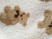 Bolso grande de tela de oveja para mujer, bolso grande de hombro de lona de oso de piel esponjosa, bolso de compras suave de gran capacidad, bolso escolar para niña