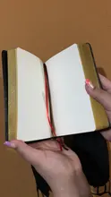 Vintage grueso cuaderno de papel de bloc de notas de cuero, libro de diario bíblico Zakka revistas programa planificador Colegio suministros de papelería de oficina
