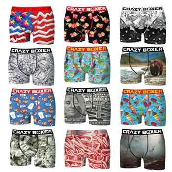 

CRAZY BOXERS BOXERS type boxer pack shocker's 12 units stampings for men