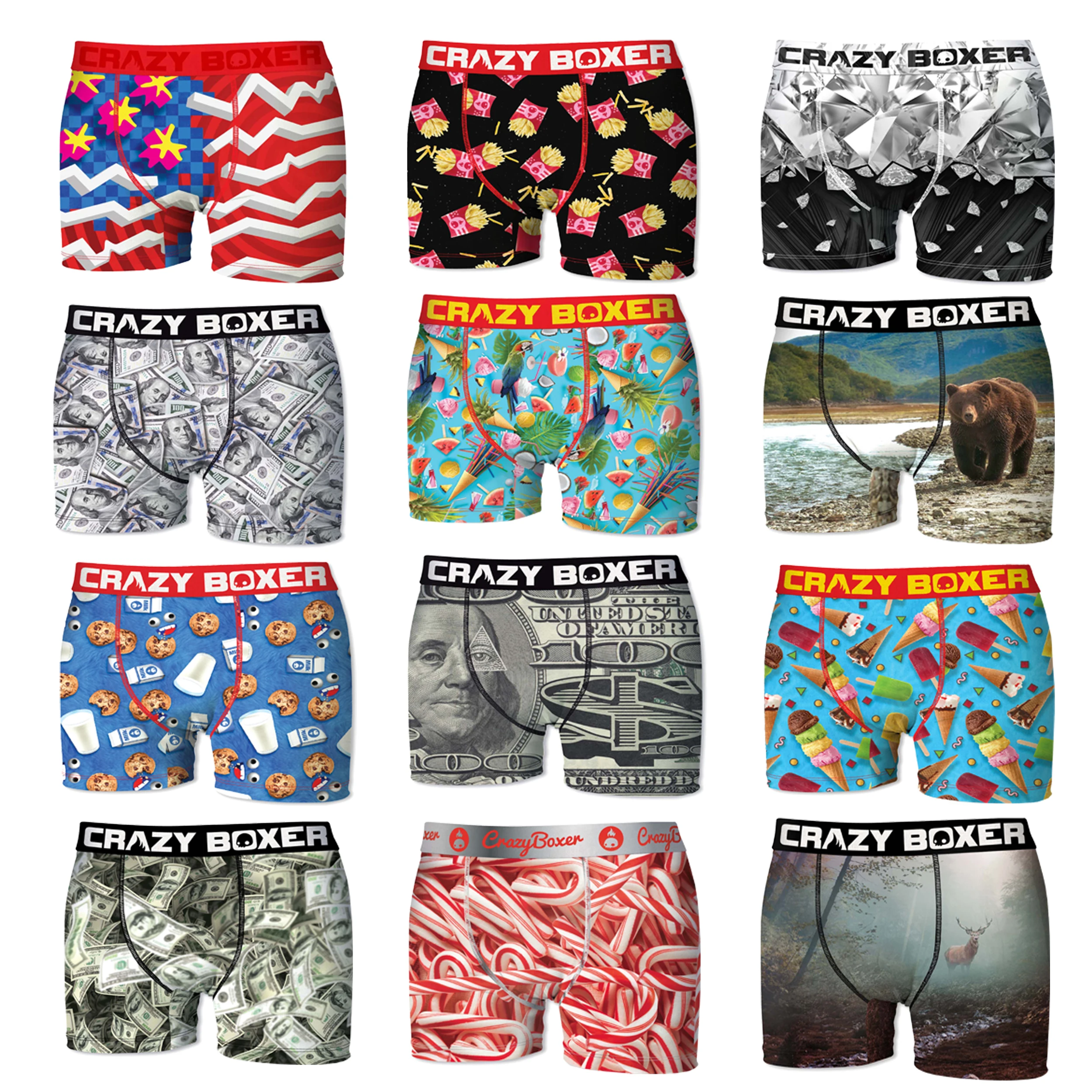 CRAZY BOXERS boxer shorts pack surprise 