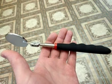 Lente de detección telescópica para coche, espejo redondo de inspección, herramienta de reparación 360, 50mm, 1 ud.