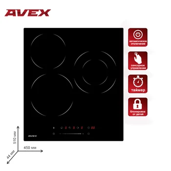 

Built-in Hob Electric AVEX EM 4539 B cooking panel electric