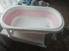 Bañera plegable grande para bebé, Cubo de baño portátil, base antideslizante, bañeras de baño portátiles para bebés recién nacidos, bañera antideslizante para niños