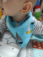 Dribble Bibs Scarf Cloth Baberos-Bandana Babador Slabber Newborn Triangle Cotton Child