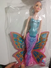 Muñeca de sirena de natación clásica para niñas, juguete de princesa con ala de mariposa, a la moda, gran oferta, regalos de Navidad, 2020
