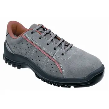 

SAFETY SHOE T43 S1P PU-PU PU/PL METAL ZION SNUMAN GRAY LEATHER PANTE