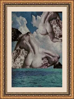 

CROSS STITCH KIT PANDATHREAD MODERN AND SURREAL 33213