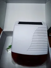 Tugard 433MHz inalámbrico al aire libre Solar sirena luz Flash luz estroboscópica sirena de alarma a prueba de agua para la casa antirrobo de seguridad sistema de alarma WiFi