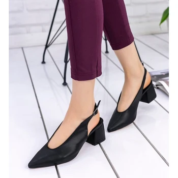 

Fawn Black Heels Shoes