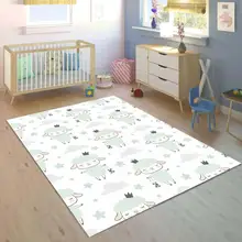 Else маленькие серые лампы облака 3d принт нескользящие микрофибры для детской комнаты декоративный коврик