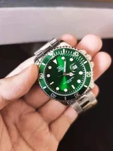 OLEVS-Reloj de pulsera de cuarzo para hombre, cronógrafo deportivo con correa de acero inoxidable, resistente al agua, masculino