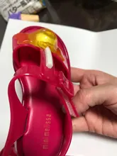 Sandalias con diseño de Mini melissa para niñas, zapatos transpirables, de verano, 2021