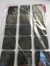 NAIERDI 1-24 Uds Auto adhesivo de pierna de muebles de alfombrilla para los pies almohadillas de fieltro alfombrilla antideslizante parachoques amortiguador para mesa Silla de Protector de Hardware