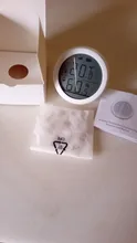 Tuya ZigBee-Sensor inteligente de temperatura del hogar y humedad, dispositivo con pantalla LED que funciona con asistente de Google y Tuya Zigbee Hub