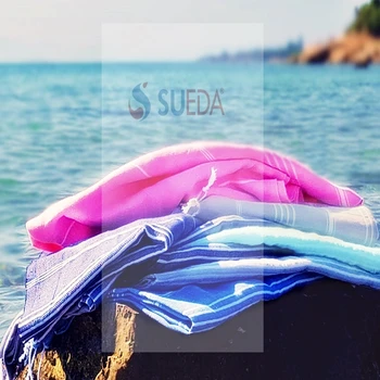 

SUEDA Peshtemal 100% Cotton - Beach, Bath, Hammam, Spa Towel 100x180