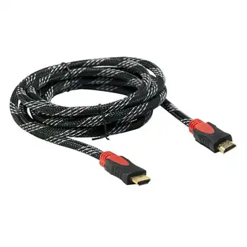 

Hdmi cord 3go chdmi32-hdmi connector Male/Male-meshed cord braided-speed 10.2 gb/s-resolution fhd-cord 3m