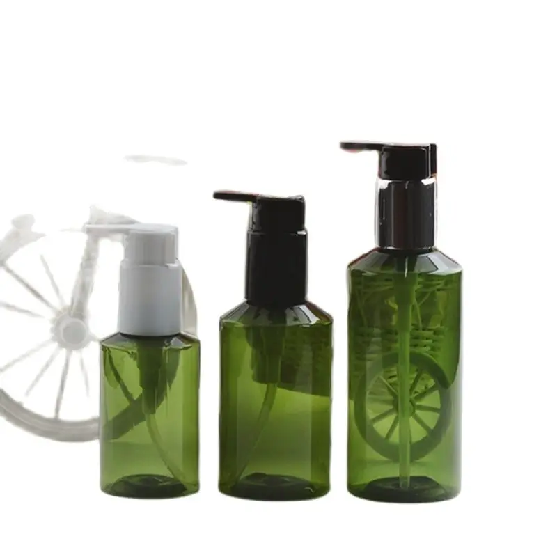 150ML GREEN/BROWN plastic PET bottle for lotion /emulsion bottle/foundation/serum cosmetic packing skin care | Красота и здоровье