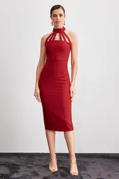 

Trendyol Collar Detail Dress TPRAW20EL2172