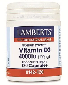 

VITAMIN D3 4000IU 120 CHAP LAMBERTS