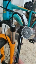 GIYO-Bomba de aire plegable GS-02D de alta presión para bicicleta, hinflador de 300 psi, con palanca, calibrador para horquilla y suspensión trasera, para bicicleta de montaña